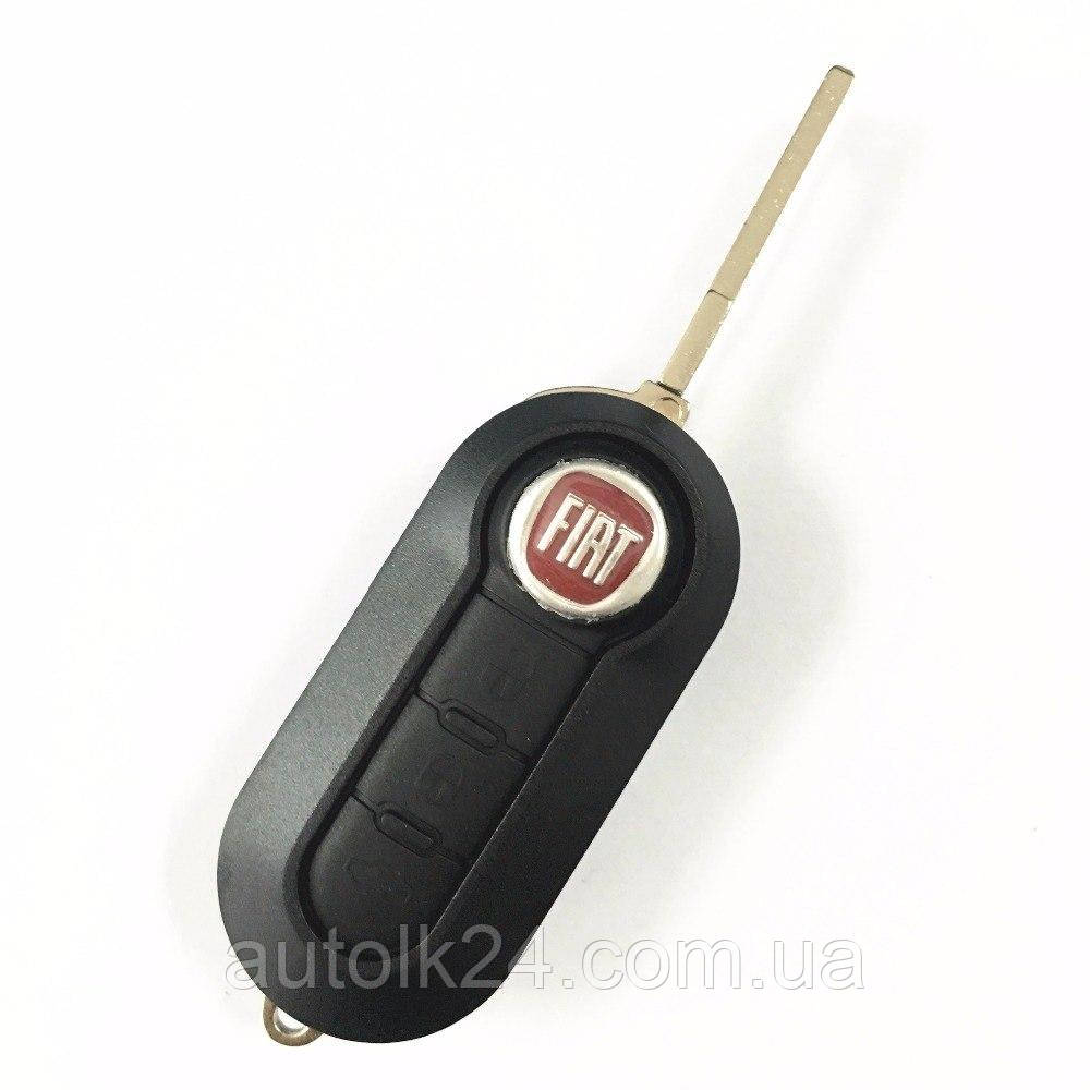 Корпус викидного ключа Fiat Doblo, Ducato, Scudo, Punto 3 кнопки, лезо SIP22