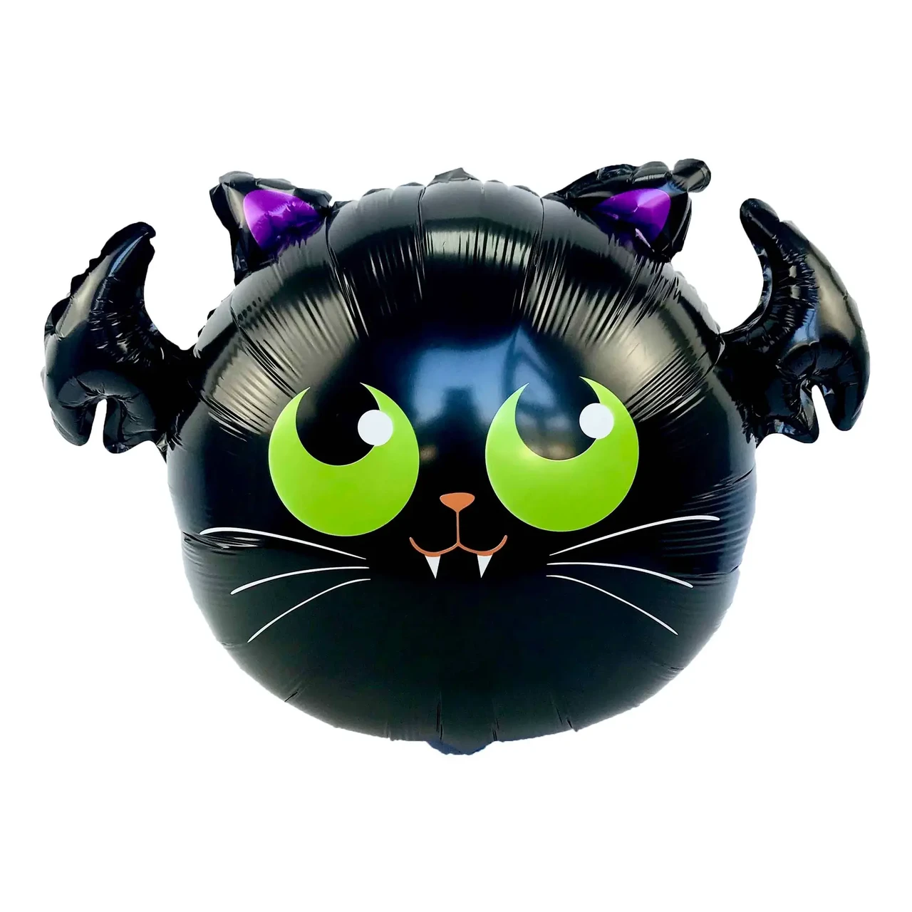 Фольгована повітряна куля фігурна Кіт-кажан 29" 72 см