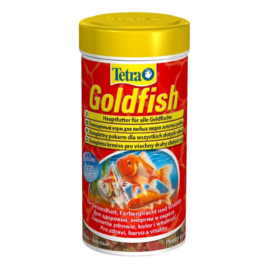 Сухий корм для акваріумних риб Tetra у пластівцях «Goldfish» 250 л (для золотих рибок)