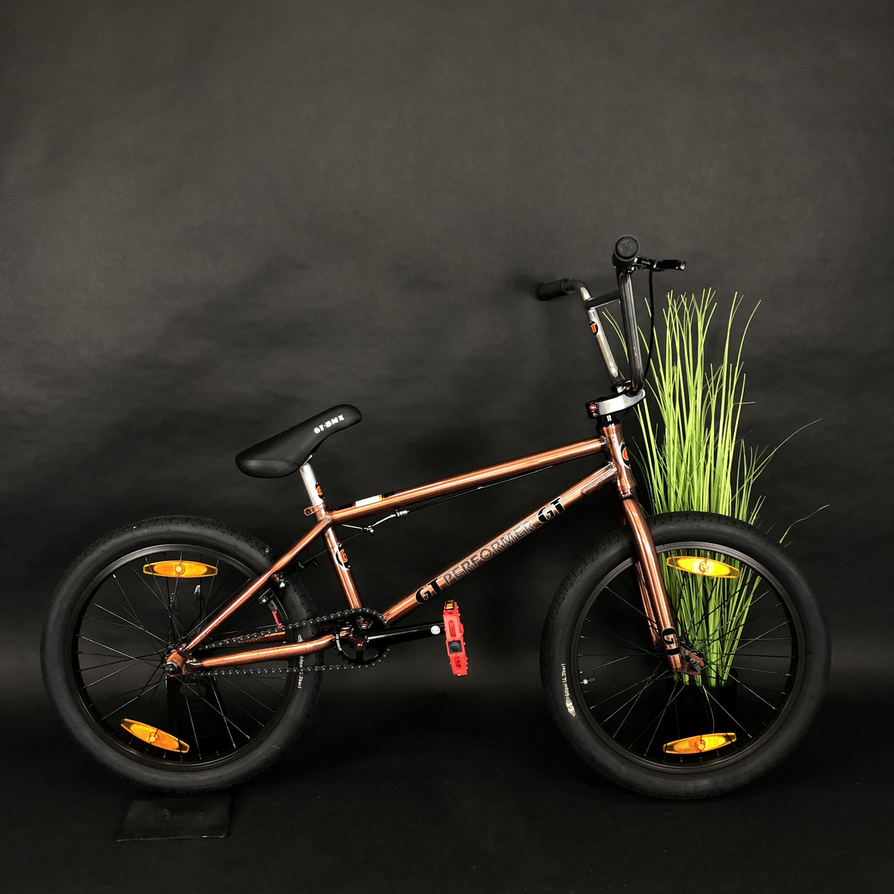 Велосипед BMX 20" GT Performer 2021, cpr, коричневий, фото 1