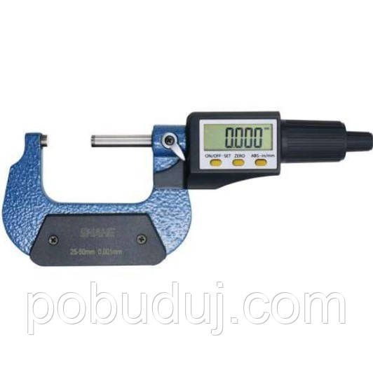 Мікрометр цифровий PROTESTER 25-50мм/0,001мм (5202-50), фото 1