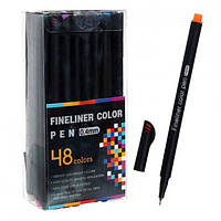 Набор разноцветных линеров Fineliner Color 48 цветов, профессиональный набор линеров Shop UA