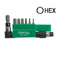 Набор бит TOPTUL 1/4" HEX 2-8мм 8шт (GAAL0803)