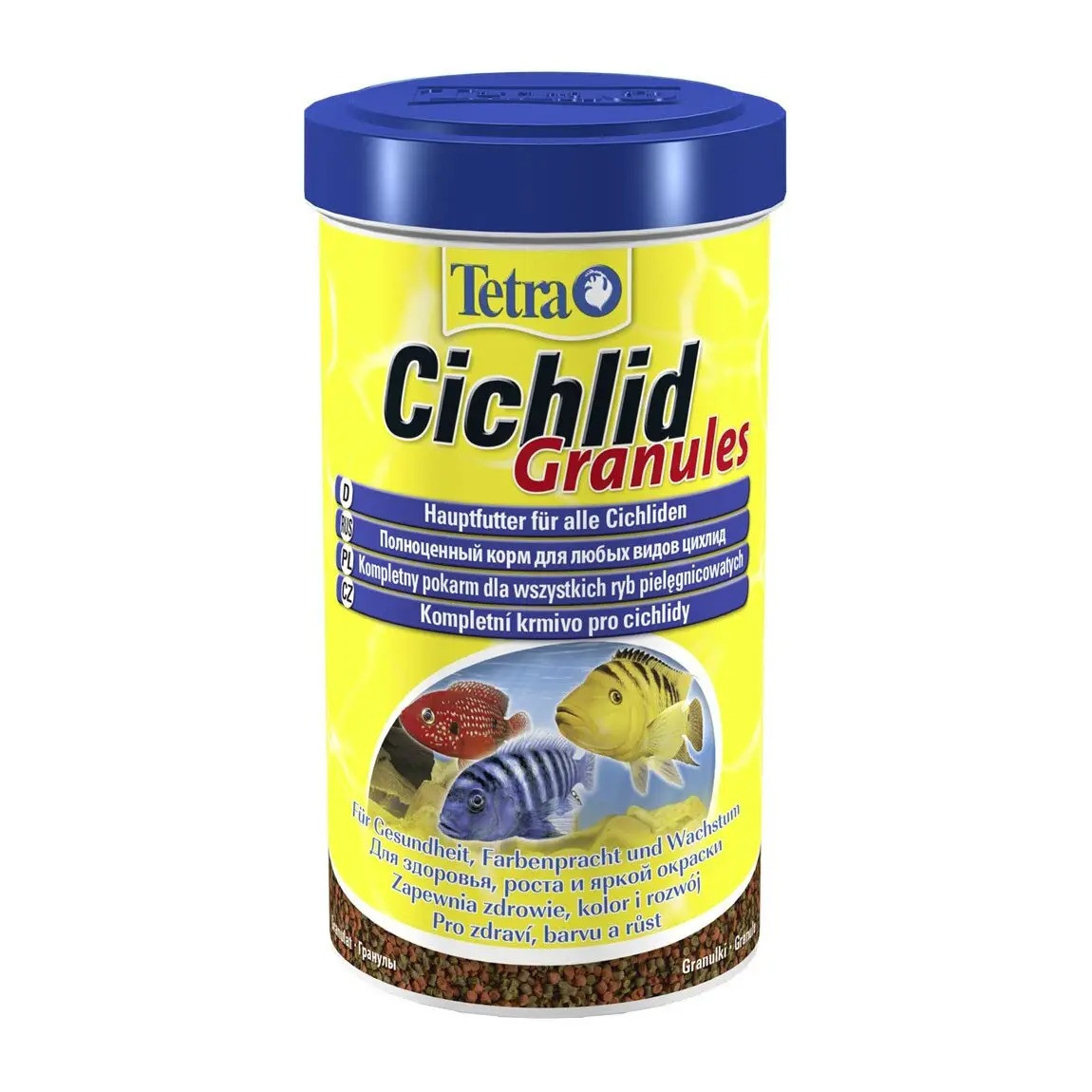 Сухий корм для акваріумних риб Tetra в гранулах Cichlid Granules 500 мл (для всіх цихлід)