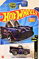 Машинка Hot Wheels - Classic TV Series Batmobile - 2022 Batman (#078) blue - DC - HCW60. Mattel Оригинал