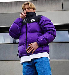 Чоловічий пуховик The North Face 700 Purple Black