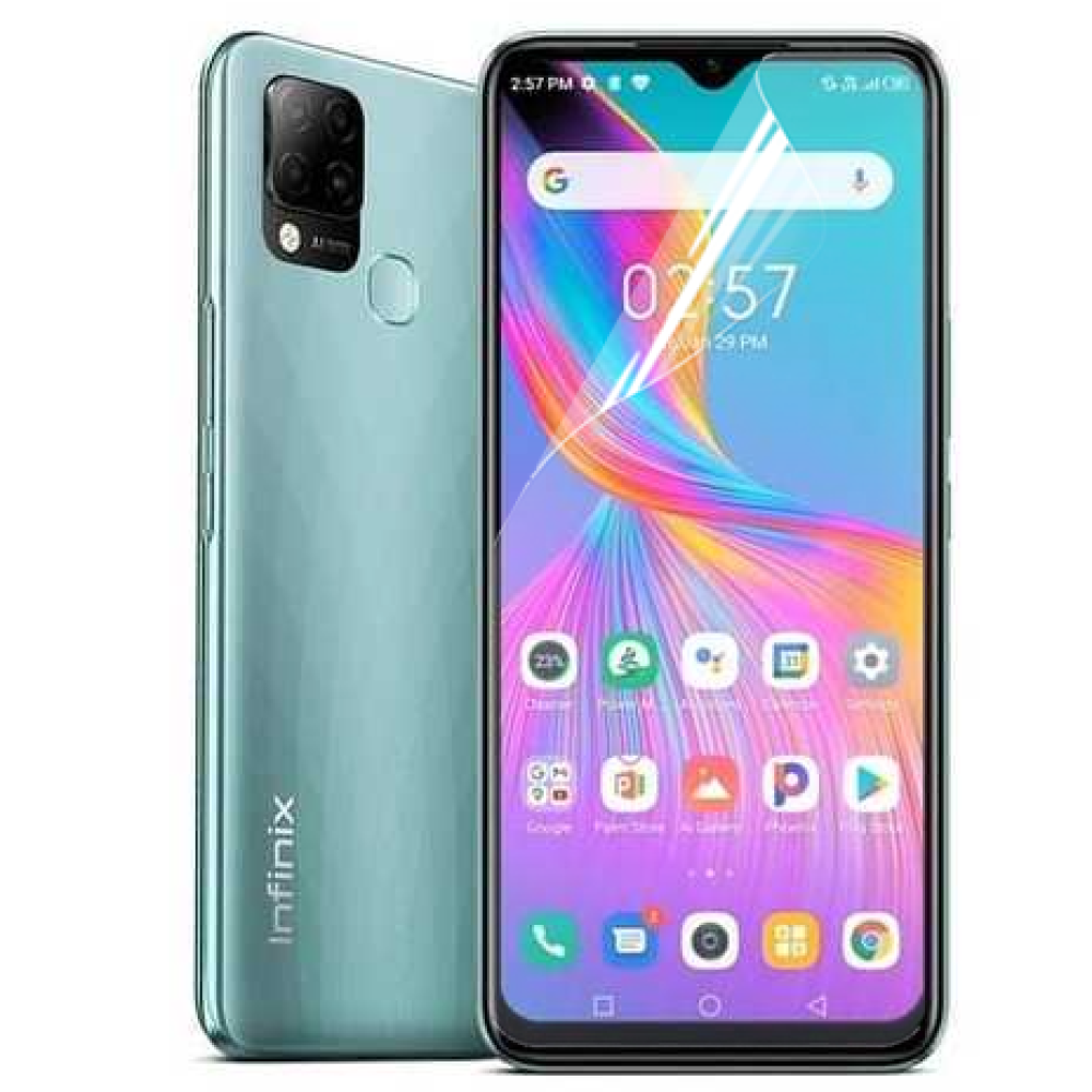 Протиударна гідрогелева плівка Hydrogel Film для Infinix Hot 10S, Transparent
