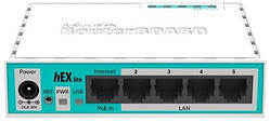 Маршрутизатор MikroTik  hEX lite 5xFE, RouterOS L4 (RB750r2) (RB750R2)