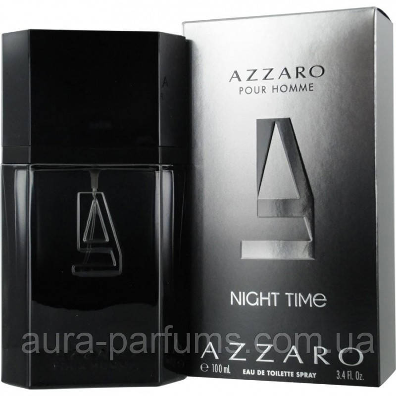 Чоловічі парфуми Azzaro Pour Homme Night Time Туалетна вода 100 ml/мл оригінал