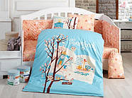 Комплект постільної білизни дитячий HOBBY Dream Clock блакитний 100x150см (44408)
