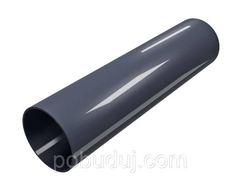 Труба водостічна Regenau 100 3м графітова, фото 1