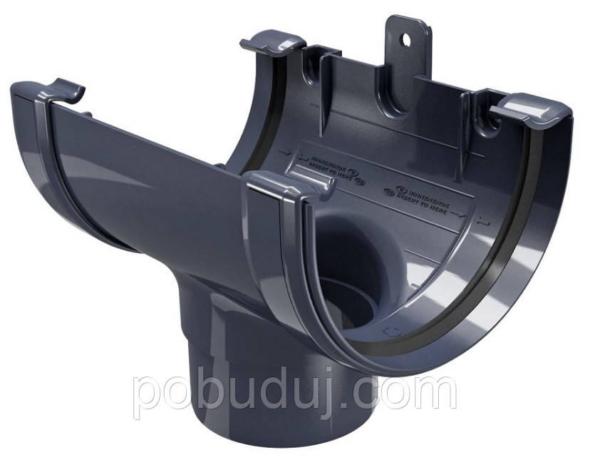 Лійка Regenau 125/100 графітова, фото 1