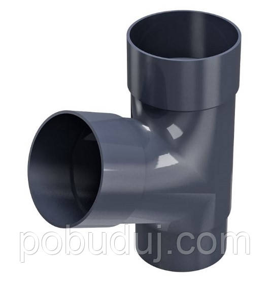 Трійник 67,5° Regenau 100 графітовий, фото 1