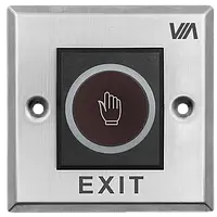 Бесконтактная кнопка выхода (комбинированная металл/пластик) VIAsecurity VB8686M