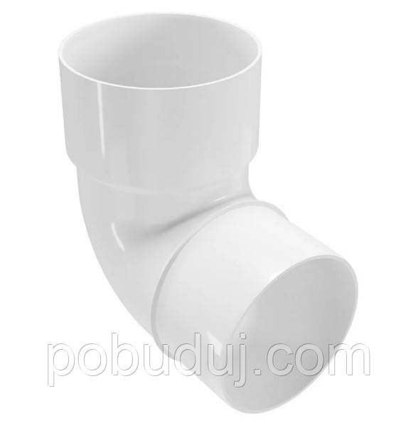 Коліно 87,5° Regenau 80 біле, фото 1