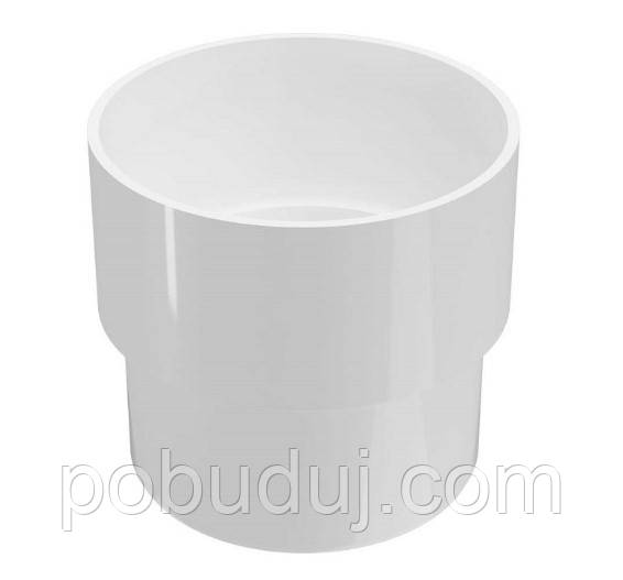 З'єднувач труби Regenau 100 білий, фото 1