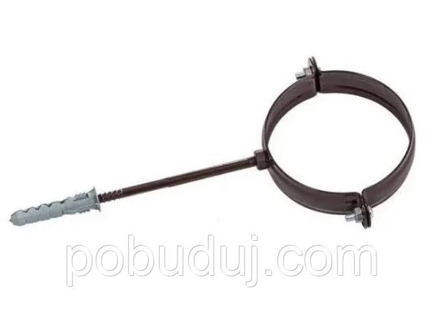 Тримач труби Regenau металевий 100 L160 графітовий, фото 1