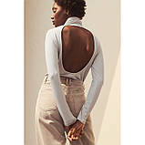 Жіночий гольф водолазка з відкритою спиною H&M р.S, фото 3