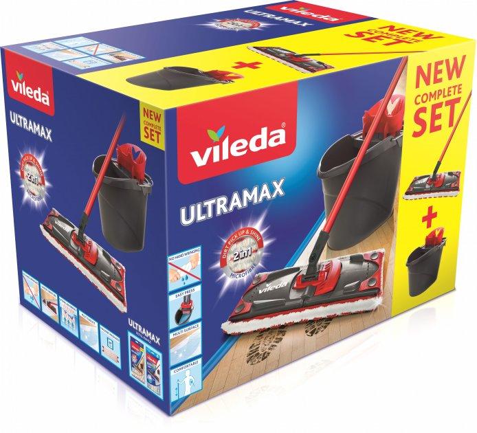 Комплект Швабра + ведро Vileda Ultramax Box (Польша) - фото 10 - id-p1689659613