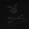 Світшот чоловічий чорний PHILIPP PLEIN "PLAY BOY" зі стразами BLK L(Р) 22-200-002 M, фото 3