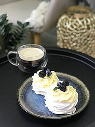 Набір 6 обідних керамічних тарілок Оксамит 21 см