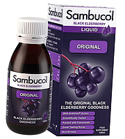 Черная бузина для иммунитета Sambucol Black Elderberry Liquid Original 120 мл