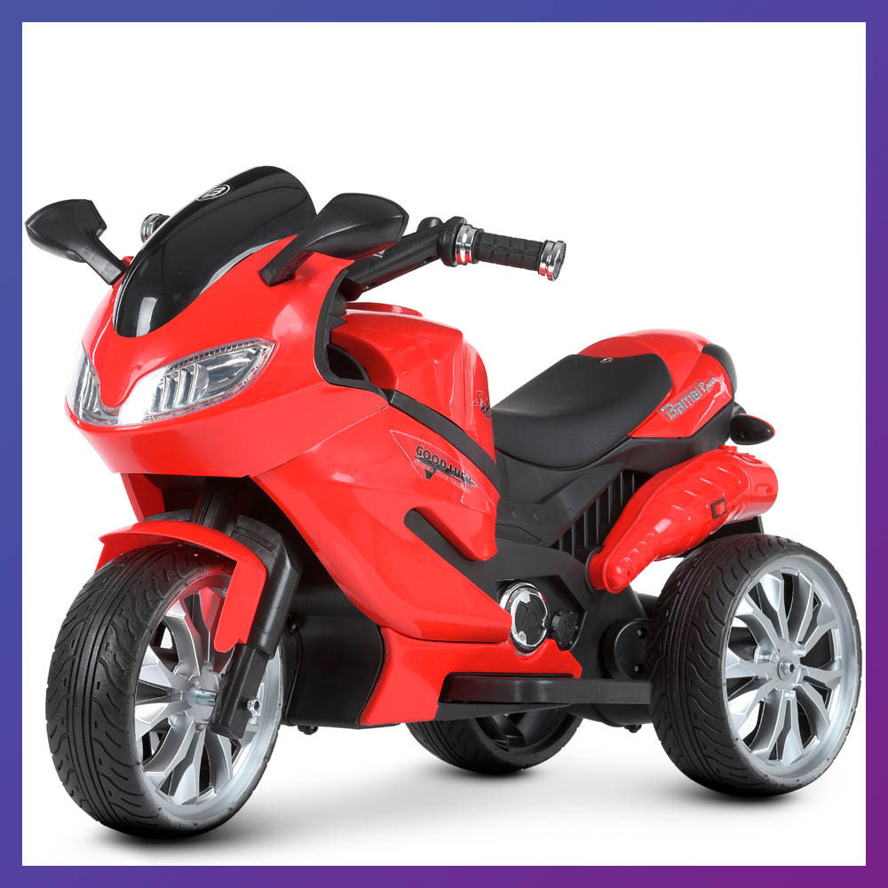 Дитячий електромотоцикл із пультом керування Suzuki M 4204 червоний
