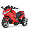 Дитячий електромотоцикл із пультом керування Suzuki M 4204 червоний, фото 4