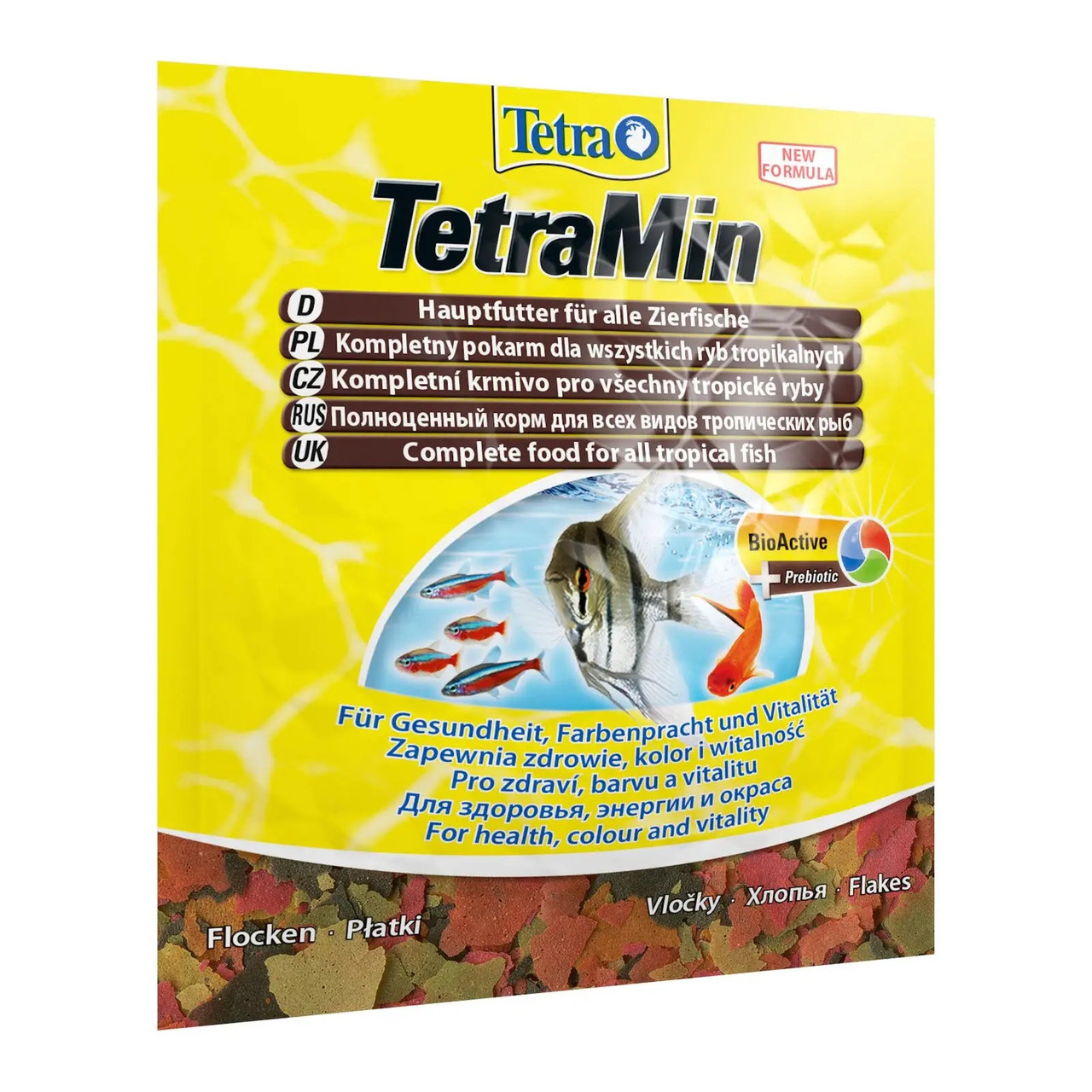 Сухий корм для акваріумних риб Tetra у пластівцях «TetraMin» 12 г (для всіх акваріумних риб)