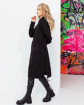 Модне жіноче плаття-туніка тканина "Трикотаж на флісі" 46, 48, 50, 52 розмір 46, фото 3