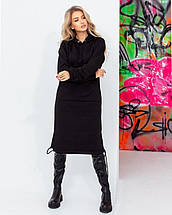 Модне жіноче плаття-туніка тканина "Трикотаж на флісі" 46, 48, 50, 52 розмір 46, фото 5