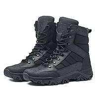 Берцы зимние тактические водонепроницаемые черные, военная обувь, берцы военные армейские, ботинки