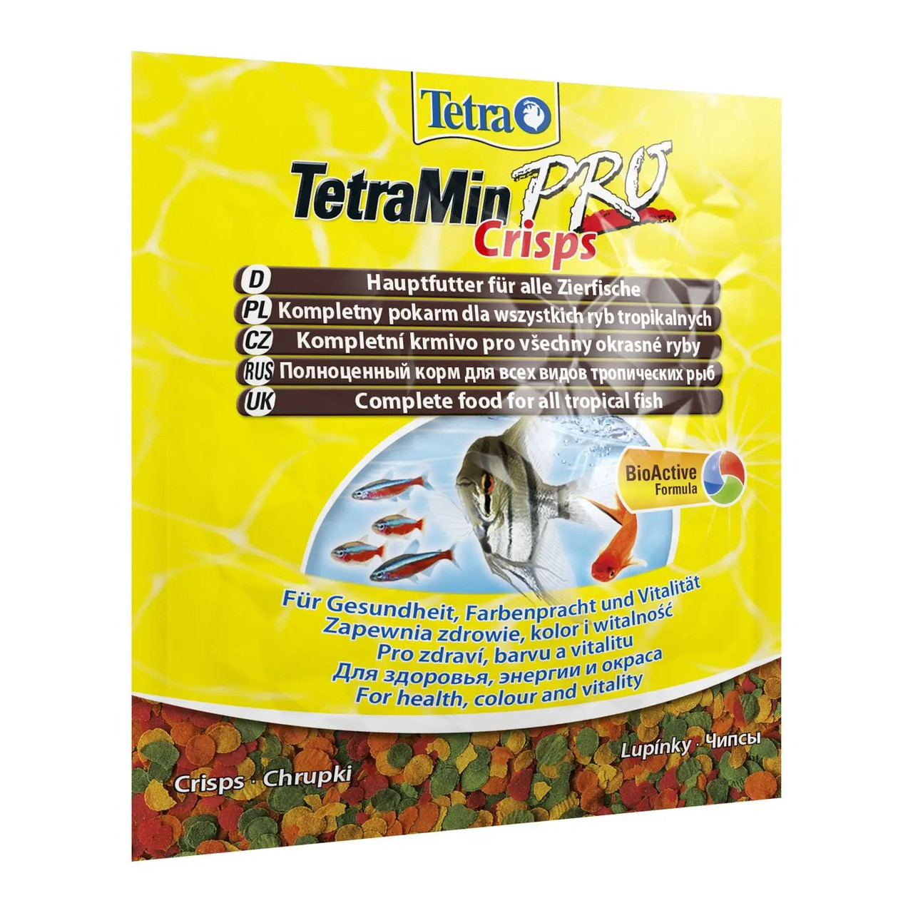 Сухий корм для акваріумних риб Tetra в чіпсах TetraMin Pro Crisps 12 г (для всіх акваріумних риб)