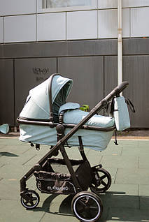 Универсальная коляска-трансформер 2в1 El Camino Alliance ME 1069 Denim, Ash Blue