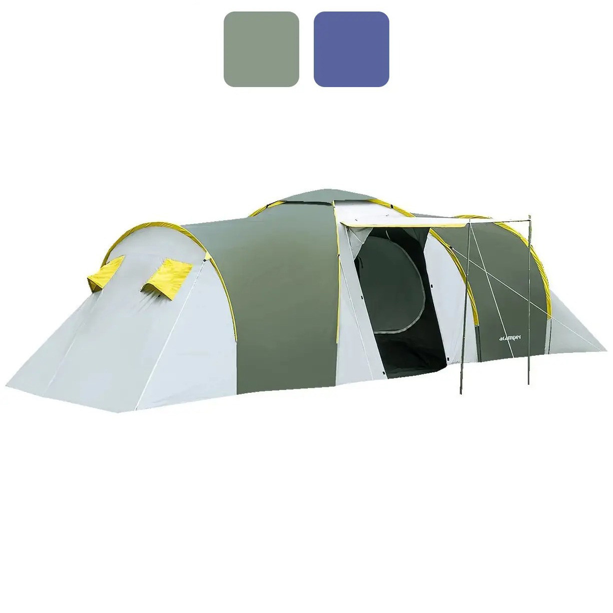 Большая туристическая палатка Acamper NADIR 6 с тамбуром шестиместная А0896-3 - фото 1 - id-p554704219
