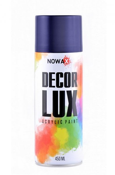 Акрилова фарба глянсова NOWAX Decor Lux NX48034 450 мл, темно-синя (KG-5281)