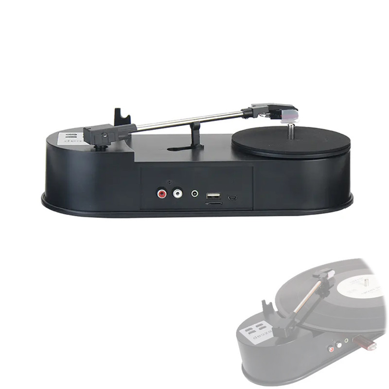 Програвач вінілових платівок EZCAP 613 з оцифровкою на USB та MicroSD, 33/45 об/хв, фото 1