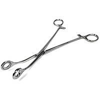 Щипці гемороїдальні вікончасті вигнуті Doyen. Довжина 21,5 см