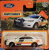 Matchbox 2022 Ford Police Interceptor 42/100 HFR99 Форд Поліція Машинки базові колекційні Матчбокс