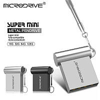 Флешка мини MicroData 8 GB mini USB 2.0 Super Mini Metal (флешка на 8 Гб)