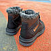 Зимові зимні дітячі черевики для хлопчика шкіряні чорні на хутрі 34-37 розмір,чоботи дитячі зимні шкіряні для хлопчика, фото 7