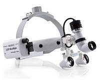 Хирургический налобный осветитель с бинокулярами ESC