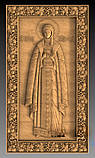 Різьблена ікона Свята Ольга, фото 4