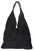 Замшевая черная сумка-шоппер Volma, Италия, цвета в ассортименте
