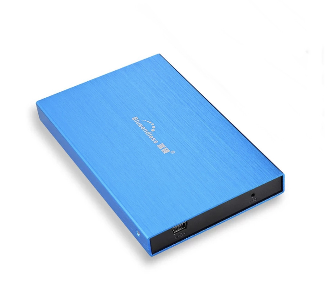 Зовнішній жорсткий диск Blueendless U25 500Gb Синій
