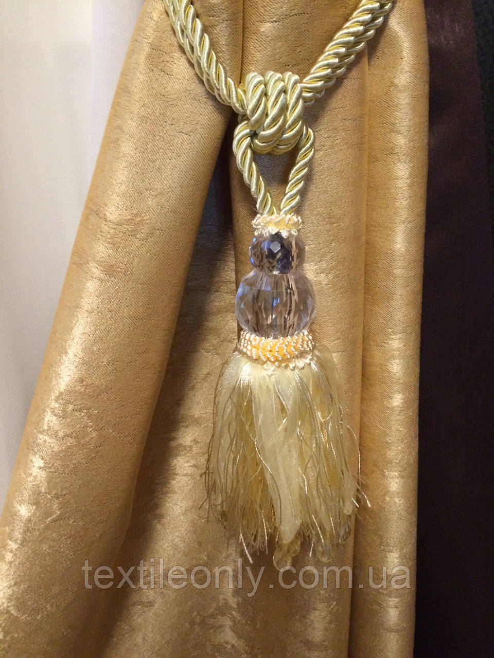 Пензлі для штор, склярус колір світло-бежевий Туреччина