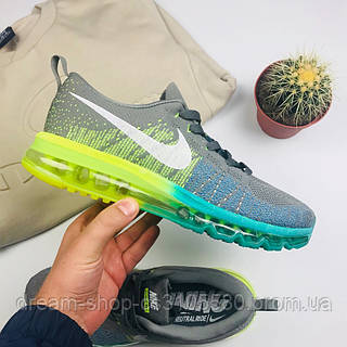Nike Air Flyknit Max 2014 Gray Green ID 1689729339 859 Prom.ua