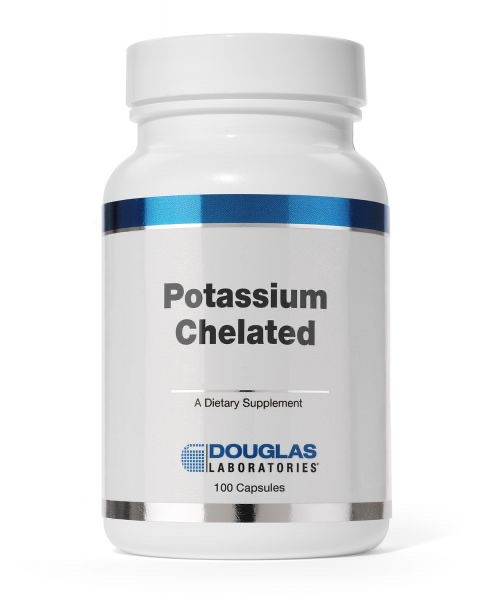 Калій 99 мг Хелат, Potassium 99 mg Chelated, Douglas Laboratories, 100 капсул BX872