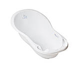 Дитяча ванночка Tega Тега Кролики зі зливом, white, фото 3