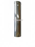 Труба дымоходная одностенная Versia-Lux 120x1000x0.5 мм